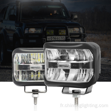 4 &quot;27W Offroad Lampe 12V 24V LED LED LED POUR TRACTOR TRACTOR ATV UTV OFF ROAD